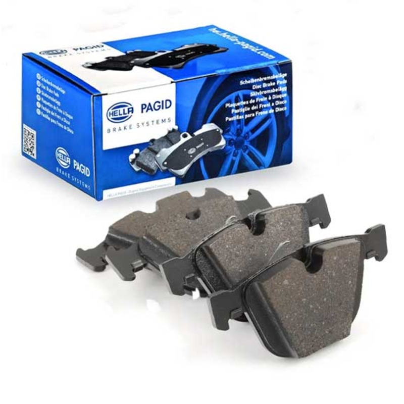 Hella Pagid (HELLA # 8DB355010751) REAR DISC BRAKE PAD SET For BMW 34216790966
