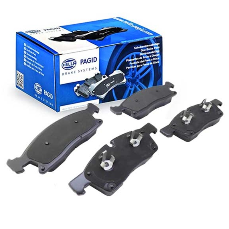 Hella Pagid (HELLA # 8DB355019701) FRONT DISC BRAKE PAD SET For Mercedes Benz 0074208020