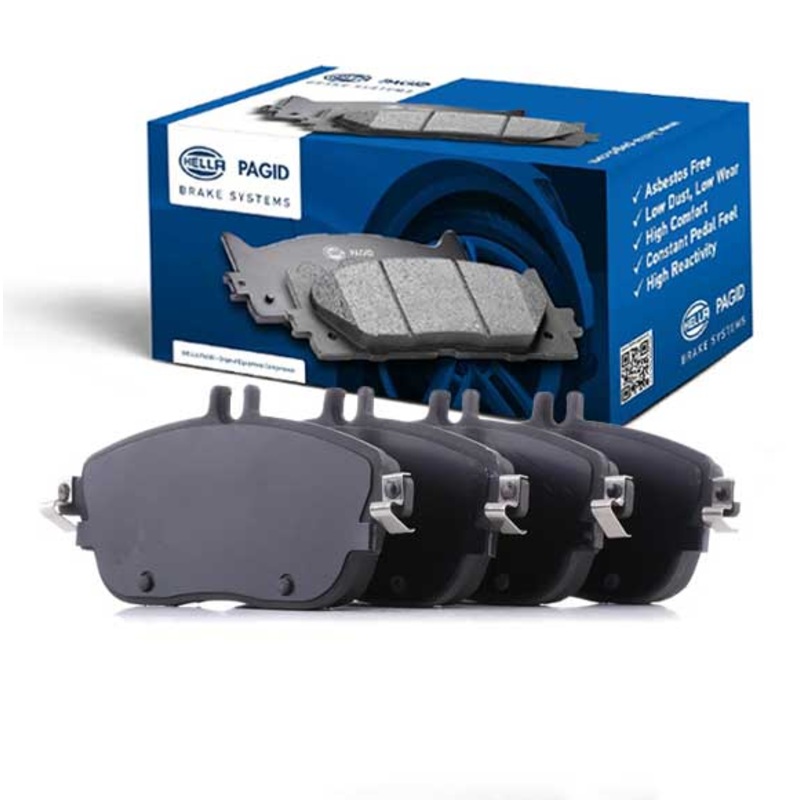 Hella Pagid (HELLA # 8DB355019721) FRONT DISC BRAKE PAD SET For Mercedes Benz 0004203002