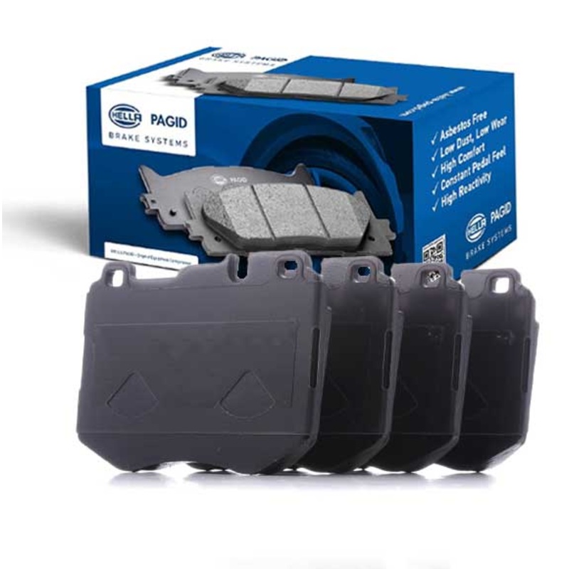 Hella Pagid (HELLA # 8DB355021671) FRONT DISC BRAKE PAD SET For Mercedes Benz 0084201920