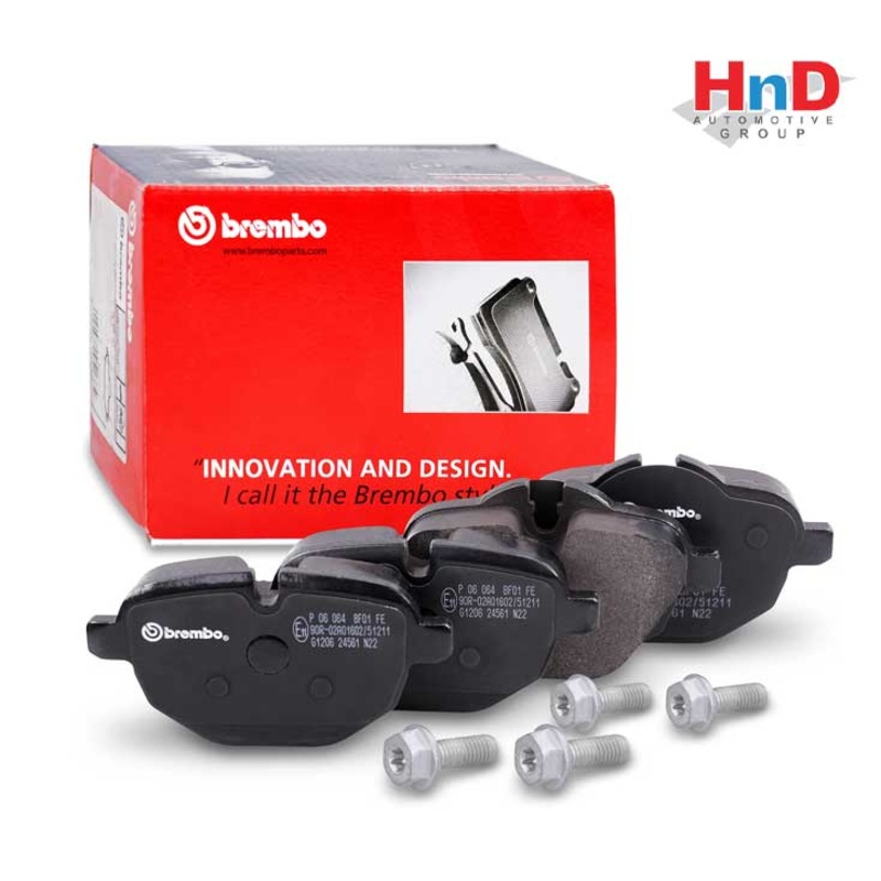 Brembo (BMB # P06064) BRAKE PAD REAR AXEL For BMW F10 G30 G11 X3 X4 X5 34216862202