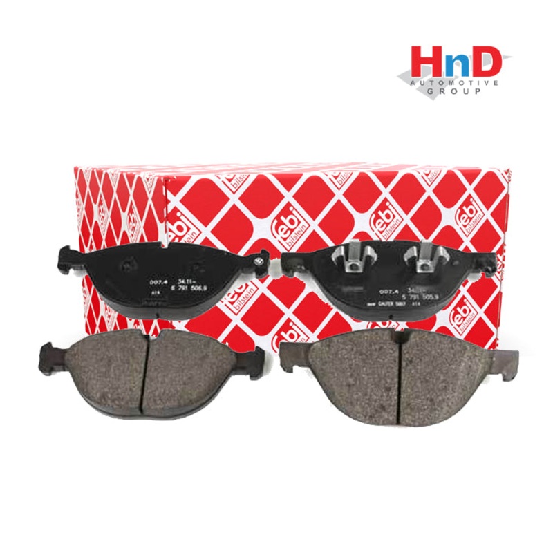 FEBI BILSTEIN (FEB # 16730) BRAKE PAD Front Axle For BMW X6 (E71, E72) X5 (F15, F85) X6 (F16, F86) 34116791514