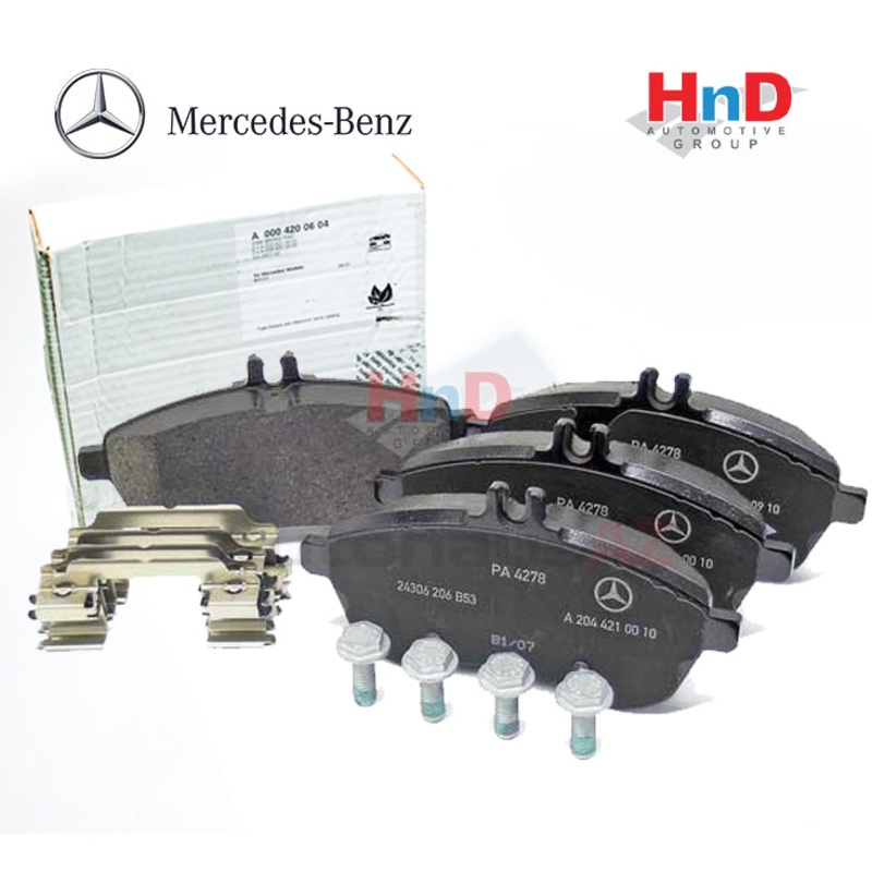 Mercedes Benz Genuine Brake Pad Set For W204 S204 W212 C207 S212 A207 R172 C204 0004200905