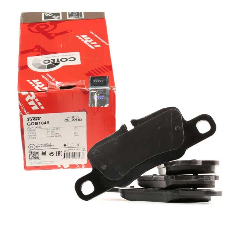 TRW (TRW # GDB1849) BRAKE PAD REAR AXLE For Porsche 911 Convertible 3.0 Carrera 97035294904