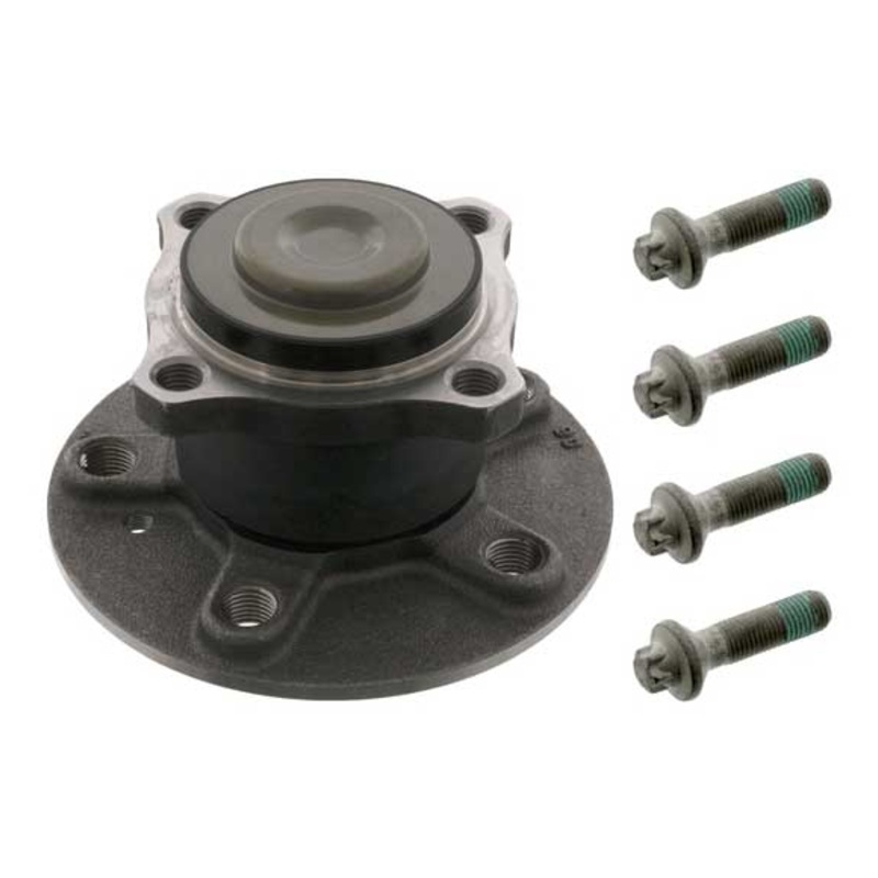 Febi WHEEL BEARING KIT WITH WHEEL HUB AND FASTENING BOLTS (Febi # 46342) (Febi # 181033) For Mercedes Benz 2463340006