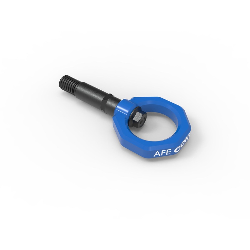 aFe Power Control Rear Tow Hook Blue 20-21 Toyota GR Supra (A90) (450-721002-L)