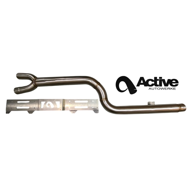 Active Autowerke G2X M340i / M440i MidPipe w Active brace (11-128)