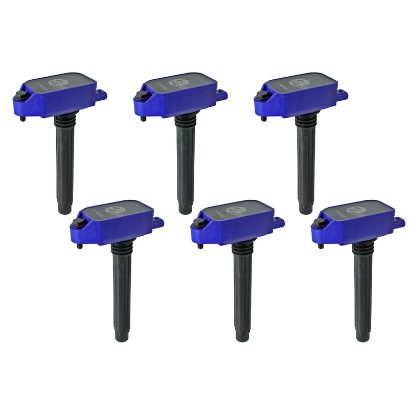 aFe Power 18-24 Jeep Wrangler JL V6 3.6L / 20-22 RAM 1500 V6 3.6L SCORCHER Ignition Coil - Set of 6 (77-92007-MC)