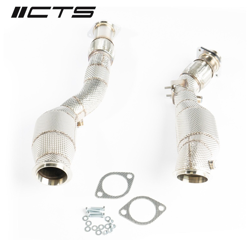 CTS Turbo BMW S58 F97/G01 X3M/X3MC & F98/G02 X4M/X4MC High-Flow CATS (CTS-EXH-DP-0043-CAT)