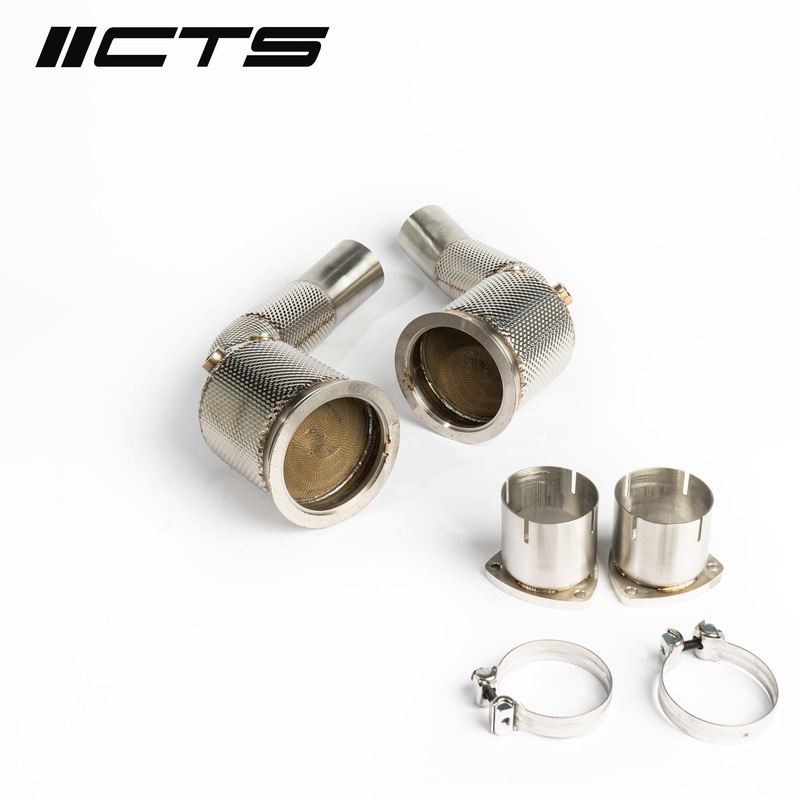 CTS Turbo C8 Audi RS6/RS7 High-Flow CATS (CTS-EXH-DP-0049-CAT)