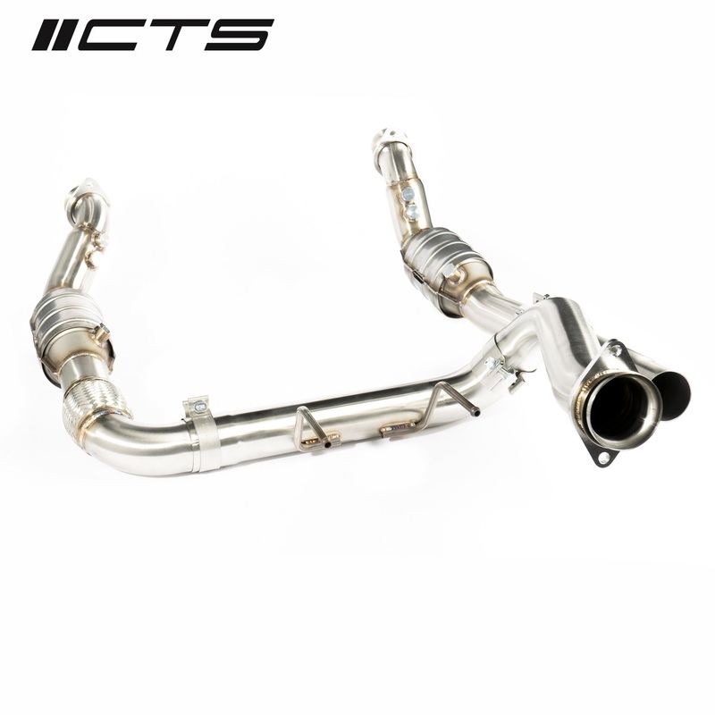 CTS Turbo Ford Raptor EcoBoost 3.5L High-Flow Cat Downpipes (CTS-EXH-DP-0050-CAT)