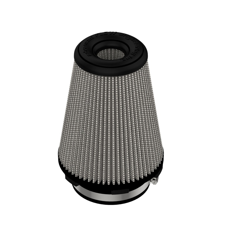aFe Power MagnumFLOW Pro DRY S Air Filter 4in F x 6in B x 4in T (Inverted) x 7in H (22-91201D)