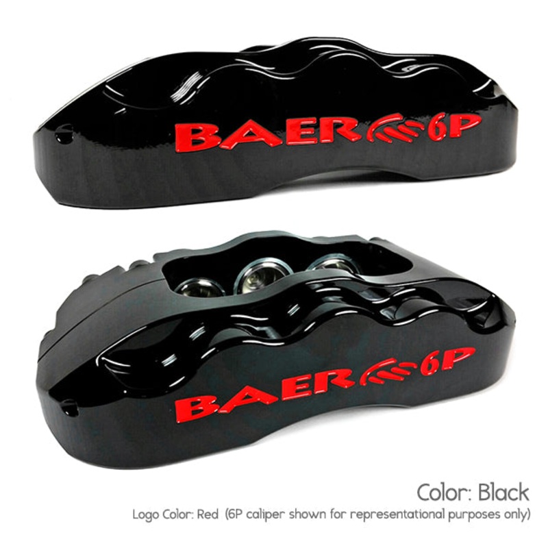 Baer Brakes 11" SS4+ Front Brake Kit, Black, SDZ, Std. Studs (4301438B)