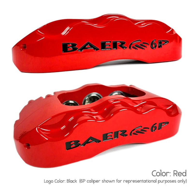Baer Brakes 11" SS4+ Front Brake Kit, Red, SDZ, Std. Studs (4301441R)